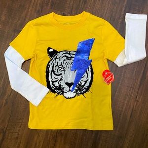 BOY’S LONG SLEEVE T-SHIRT , WONDER NATION